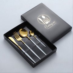 Набор столовых приборов Cutlery set из нержавеющей стали на 1 персону 4 штуки