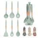 Набір кухонного приладдя 7в1 з деревʼяними вставками KITCHEN SET SILICONE AT-D3K ART-0761