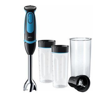 Занурювальний блендер Braun MQ 5252 BK/BL Vario Fit