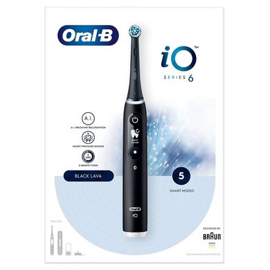 Електрична зубна щітка Braun Oral-B iO Series 6 iOM6.1B6.3DK Black