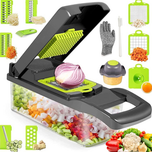 Овощерезка-измельчитель Veggie Slicer 14 в 1 с контейнером