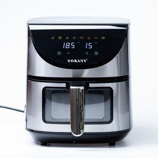 Аэрофритюрница 7 л аэрогриль Sokany воздушный фритюр 1700W мультипечь без масла аэропечь настольная