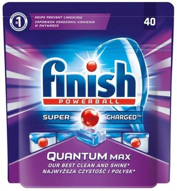 Таблетки для посудомийних машин FINISH Quantum 40 шт (5011417548110)