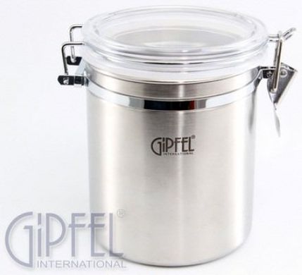 Банка для герметичного зберігання сипучих продуктів GIPFEL PULE 5587 (12.5х16см) - 1.5 л