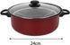 Кастрюля-фритюрница Bohmann BH 1029-03 (24 см) с корзиной для фри антипригарное покрытие