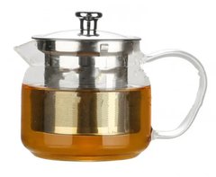 Скляний чайничек для заварювання чаю та кофе Edenberg EB-19031 - 600мл