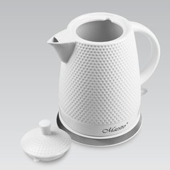 Електричний чайник Maestro MR069-WHITE – 1.5л, кераміка, Білий