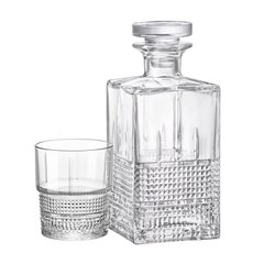 Набор бокалов для виски Bormioli Rocco Novecento (122136SS8021990) - графин + 6 стаканов