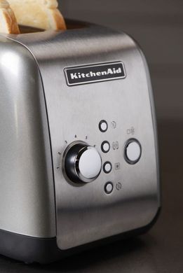 Тостер KitchenAid 5KMT221ECU - на 2 тости, сріблястий