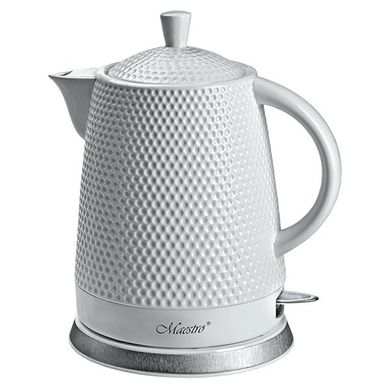Електричний чайник Maestro MR069-WHITE – 1.5л, кераміка, Білий