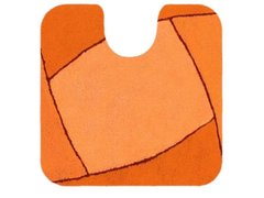 Коврик для туалета с вырезом Spirella FOCUS 55х55 см - оранжевый