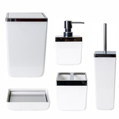 Набір аксесуарів у ванну кімнату Prima Nova TOSCANA (SAS01-01) - білий