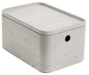 Контейнер із кришкою прямокутний Curver Beton 04776 - 4 л