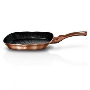 Сковорода-гриль Berlinger Haus Rose-Gold Metallic BH-1889 - 28 см