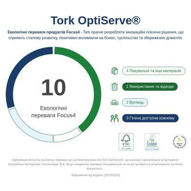 М'який безстержневий туалетний папір 2-шаровий Tork OptiServe&reg; 472630 - 820 аркушів, 112 м