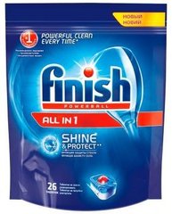 Таблетки для посудомоечных машин FINISH All in 1 26 шт (5900627063219)