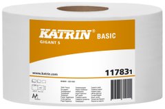Папір туалетний в рулонах Katrin Basic 117831 - 1сл/245м