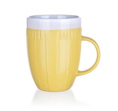 Чашка Banquet Sweater 60220027YL - 510 мл, жовта, Жовтий