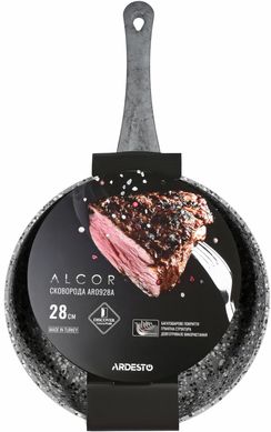 Сковорода Ardesto Alcor (AR0928A) - 28 см, Сіра
