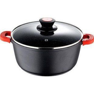 Каструля з кришкою Bergner Chroma BG-30116-BK - 6 л (28х12.5 см)