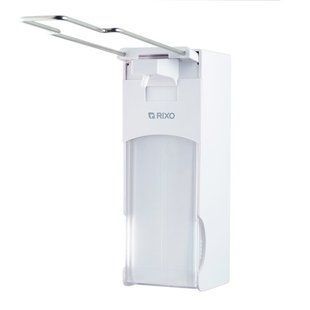Настінний ліктьовий Дозатор наливний антисептика Rixo Maggio S026W - 1л
