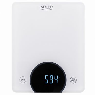 Весы кухонные электронные Adler AD 3173 White - до 10 кг