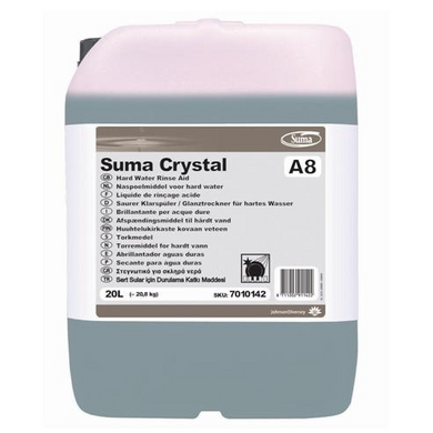 Кислотний ополіскувач для посудомийної машини Diversey Suma Crystal A8 W1779 7010142 - 20 л