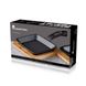 Сковорода-гриль чавунна на дерев'яній підставці MasterPro Cook & share (BGMP-3808-4) - 13.7х22х2.2см