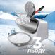 Подрібнювач для льоду електричний 300 Вт потужна напівавтоматична машина для подрібнення льоду Sokany SK-777