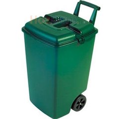 Мусорный контейнер (бак) на колесах Curver (90 л) 04122, Зеленый