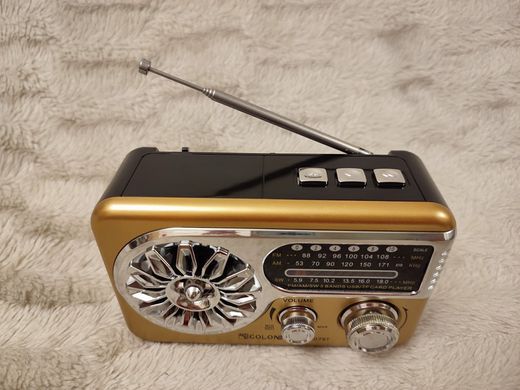 Радиоприемник со съемным аккумулятором и Bluetooth GOLON RX-907BT