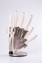 Набір кухонних ножів 7 предметів Білий
