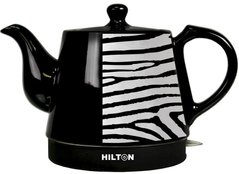 Чайник електричний HILTON WK 9232 - кераміка, Чорний