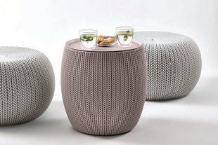 Стіл-скринька Keter KNIT COZIES 7290106933491 - бузковий