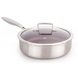 Професійна сковорода-сотейник з високими бортами та кришкою Edenberg EB-14154 - 24см