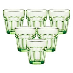 Набір низьких склянок Bormioli Rocco Rock Bar Mint 418930B03321990/6 - 270 мл, 6 шт