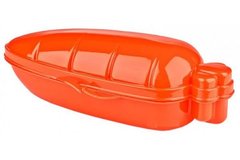 Контейнер фигурный Titiz AP-9162 Морковь 20.5х8х6.5 см, Оранжевый