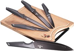 Набір ножів з дошкою Berlinger Haus Metallic Line Carbon Pro Edition BH-2831 - 6 предметів