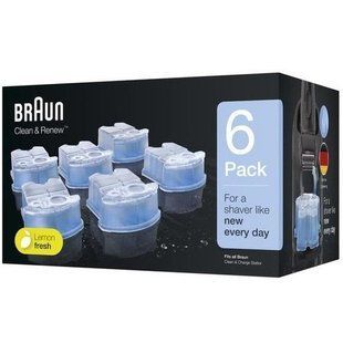 Картридж для очистки бритвы Braun CCR6 Clean & Renew