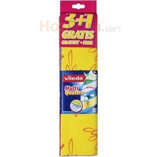 Серветки універсальні Vileda Multi Quattro (Мульти кватро)(4 шт.) (4023103178854)