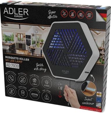 Ультрафиолетовая лампа для уничтожения насекомых Adler AD 7939 - до 30м²