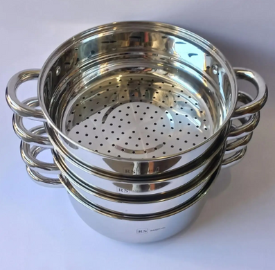 Пароварка-мантоварка из нержавеющей стали Rainstahl RS 5103-03 - 10.5л/4-уровня