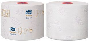 Туалетная бумага в компактных рулонах Tork Premium 127510