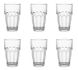 Набір високих склянок для напоїв Bormioli Rocco Rock Bar 418983B10321990/6 - 650 мл, 6 шт