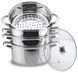 Пароварка-мантоварка 4 яруса Bohmann BH 3217 - 5л/24см/нержавейка
