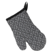 Прихватка-рукавица KELA Gianna (12778) - 31x18 см, черно-белая с узором
