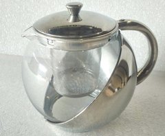 Заварочный чайник Rainstahl RS 7201-90 - 900 мл, Металлик