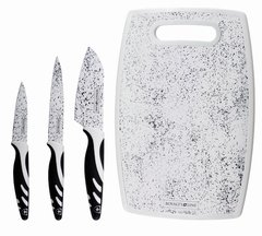 Набір ножів Royalty Line RL-3MR white-black