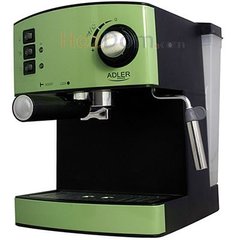 Кофеварка компрессионная Adler AD 4404 green, Зеленый