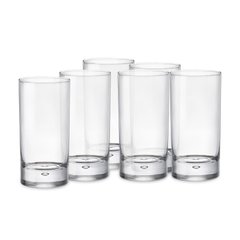 Набір високих склянок Bormioli Rocco Barglass Hi-ball (122124BAU021990) - 375 мл, 6 шт